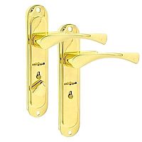 Ручки на планці KEDR 42.323-AL G золото праві